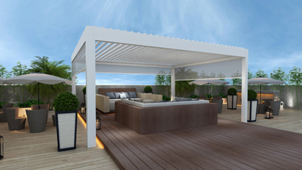 鋁合金涼亭:防腐木涼亭好還是鋁合金涼亭好?