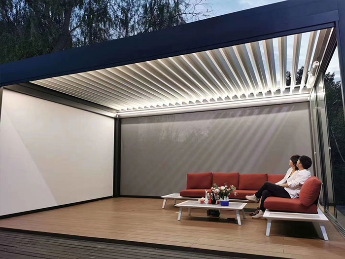 電動(dòng)百葉涼亭M210 電動(dòng)百葉涼亭M210