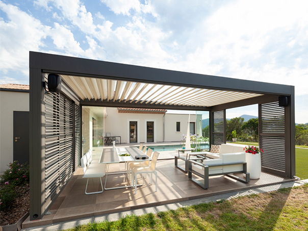 電動(dòng)百葉涼亭M210 電動(dòng)百葉涼亭M210